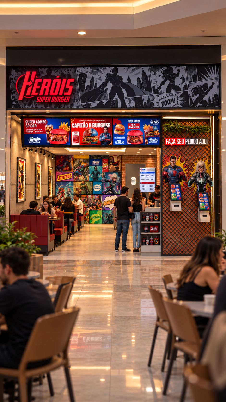 Heróis Super Burguer